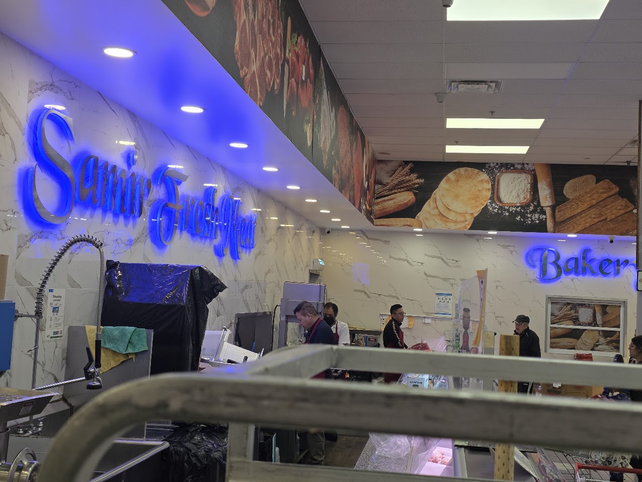 Chrome Halo Lobby Sign